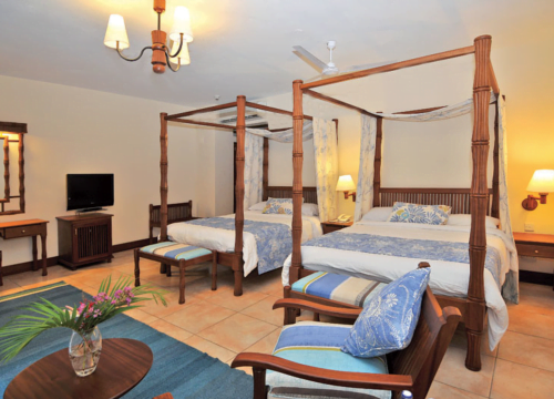 Hotelzimmer am Strand von Diani Mombasa