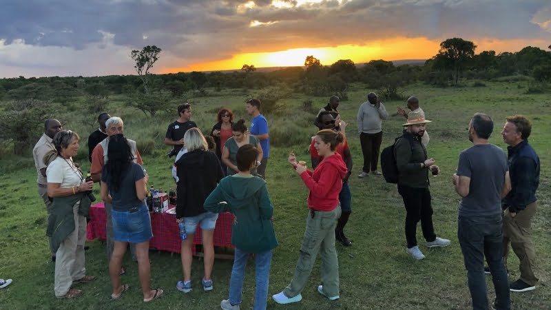 Aperitivo al atardecer