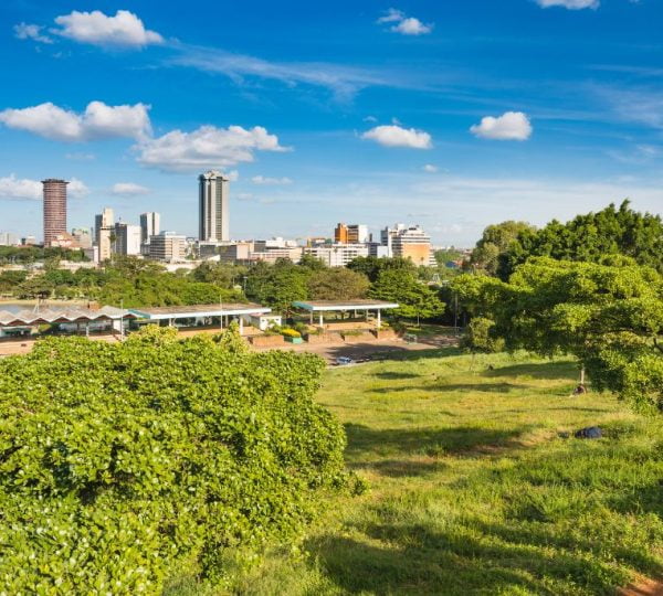 Ville de Nairobi au Kenya